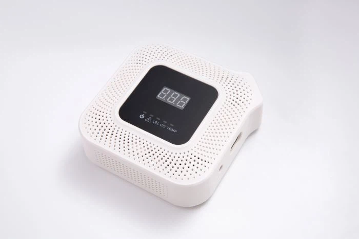 2 f'1 Kombinat LCD Display Home Co u Detector tal-Gass Metanu B'Input Cable Pluggable